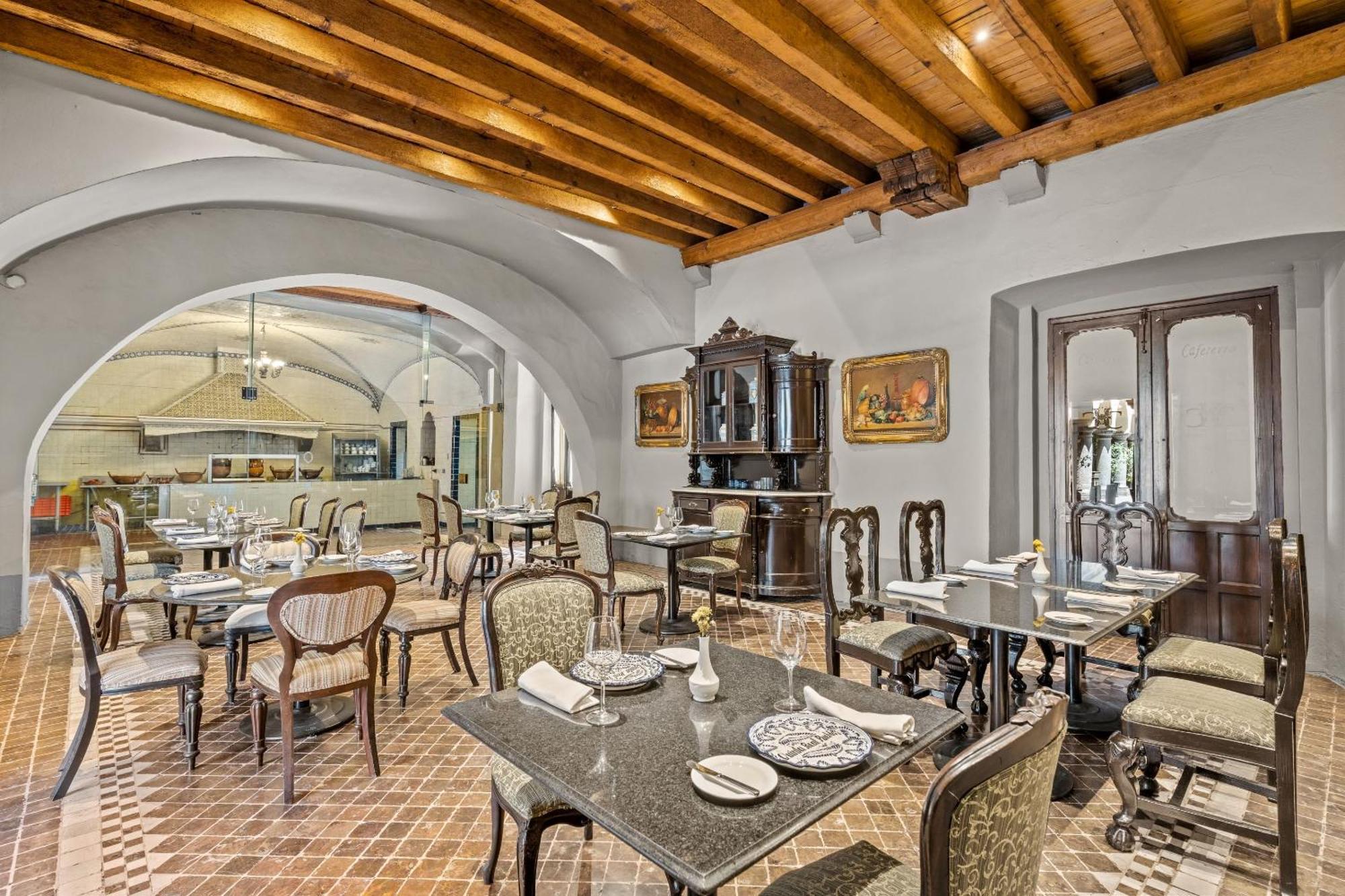 Quinta Real Puebla 호텔 외부 사진 Restaurant interior